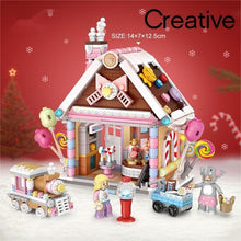 Load image into Gallery viewer, Candy House Children&#39;s Building Model Decoration Building Blocks Assembled Toys Puzzle Boys and Girls Birthday Gifts

