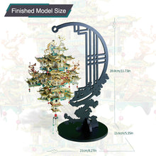 Load image into Gallery viewer, 3D Metal Puzzle DIY Model for Adult LOVERS PAVILION Brain Teaser Building Kits Best Gifts
