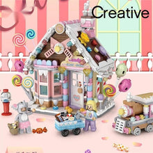 Load image into Gallery viewer, Candy House Children&#39;s Building Model Decoration Building Blocks Assembled Toys Puzzle Boys and Girls Birthday Gifts
