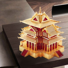 Load image into Gallery viewer, 3D Metal Puzzle The Watchtower of Forbidden City Building Model Kit DIY for Adult Jigsaw Toy Birthday Gifts
