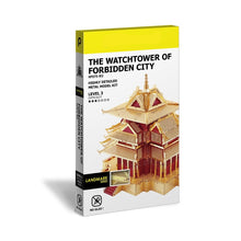Load image into Gallery viewer, 3D Metal Puzzle The Watchtower of Forbidden City Building Model Kit DIY for Adult Jigsaw Toy Birthday Gifts
