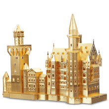Load image into Gallery viewer, 3D Metal Puzzle Neuschwanstein Castle Model Building Kits DIY Toys Jigsaw for Teen Adult Birthday Gifts
